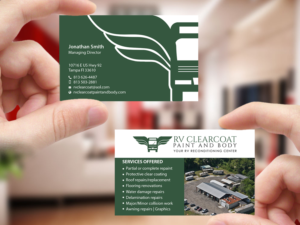 Logo Design by Creations Box 2015 for RV Clearcoat Paint and Body | Design: #12245384