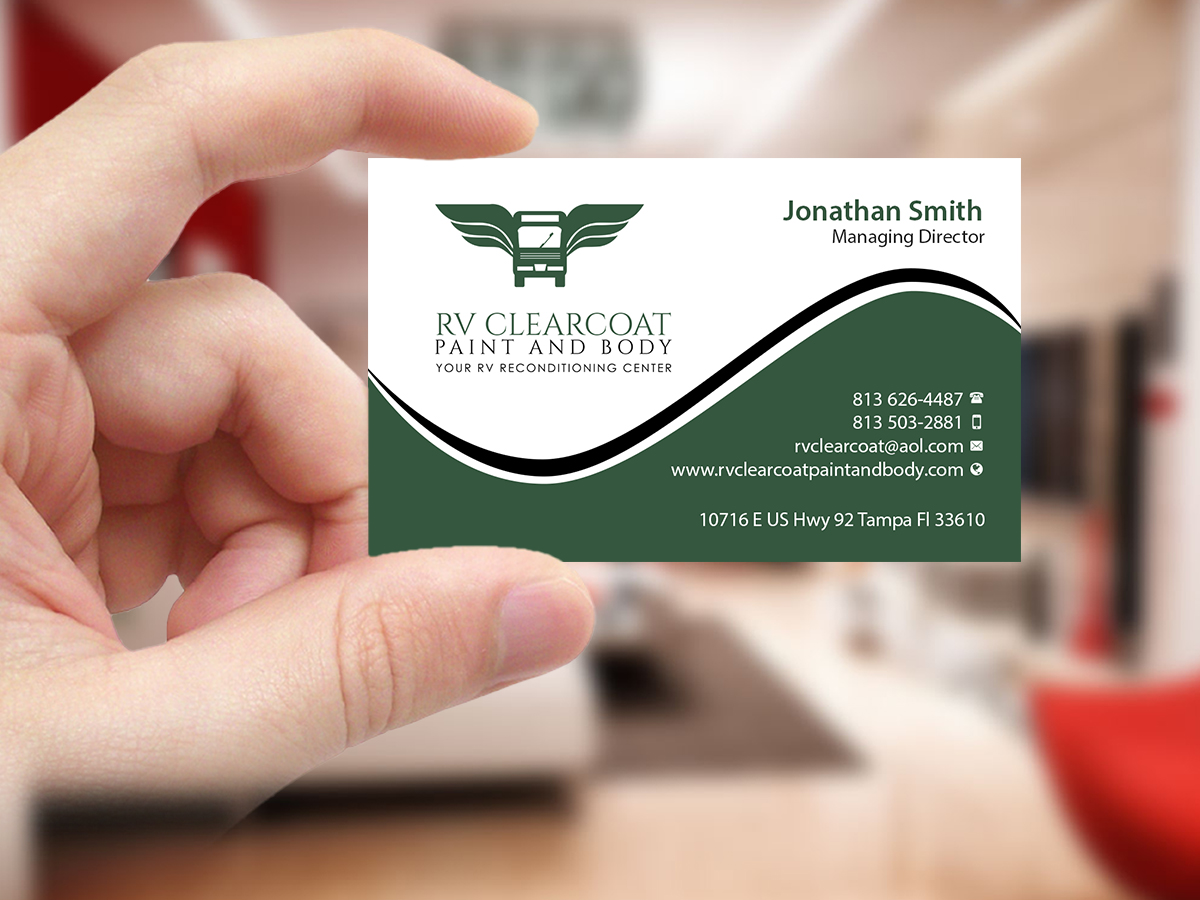 Diseño de Logo por Creations Box 2015 para RV Clearcoat Paint and Body | Diseño #12359277