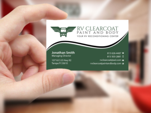 Logo Design by Creations Box 2015 for RV Clearcoat Paint and Body | Design: #12359278