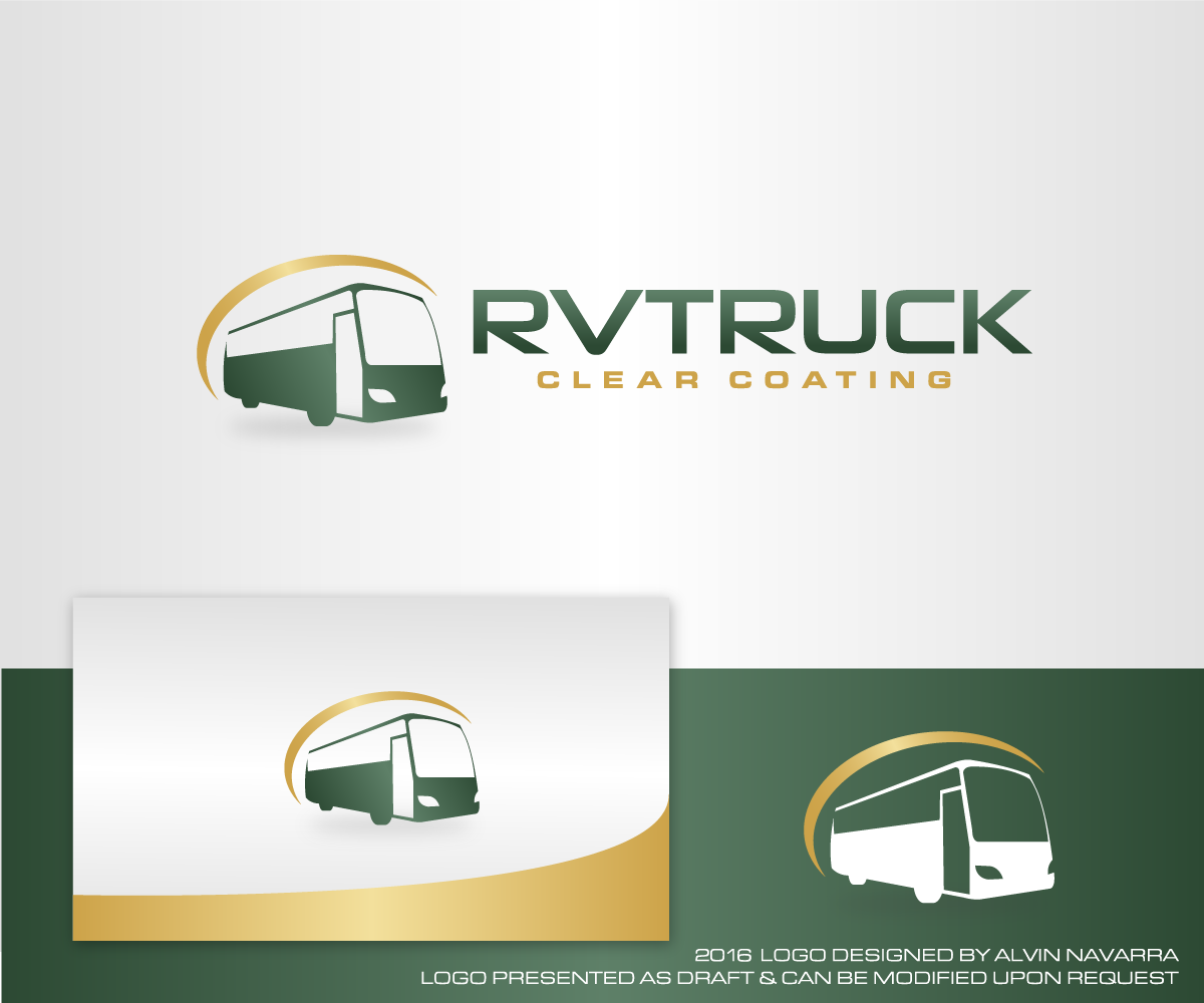 Logo Design by alvinnavarra for RV Clearcoat Paint and Body | Design #12293656