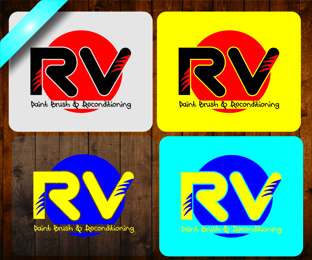 Logo Design by rbvsky1 for RV Clearcoat Paint and Body | Design #12227889