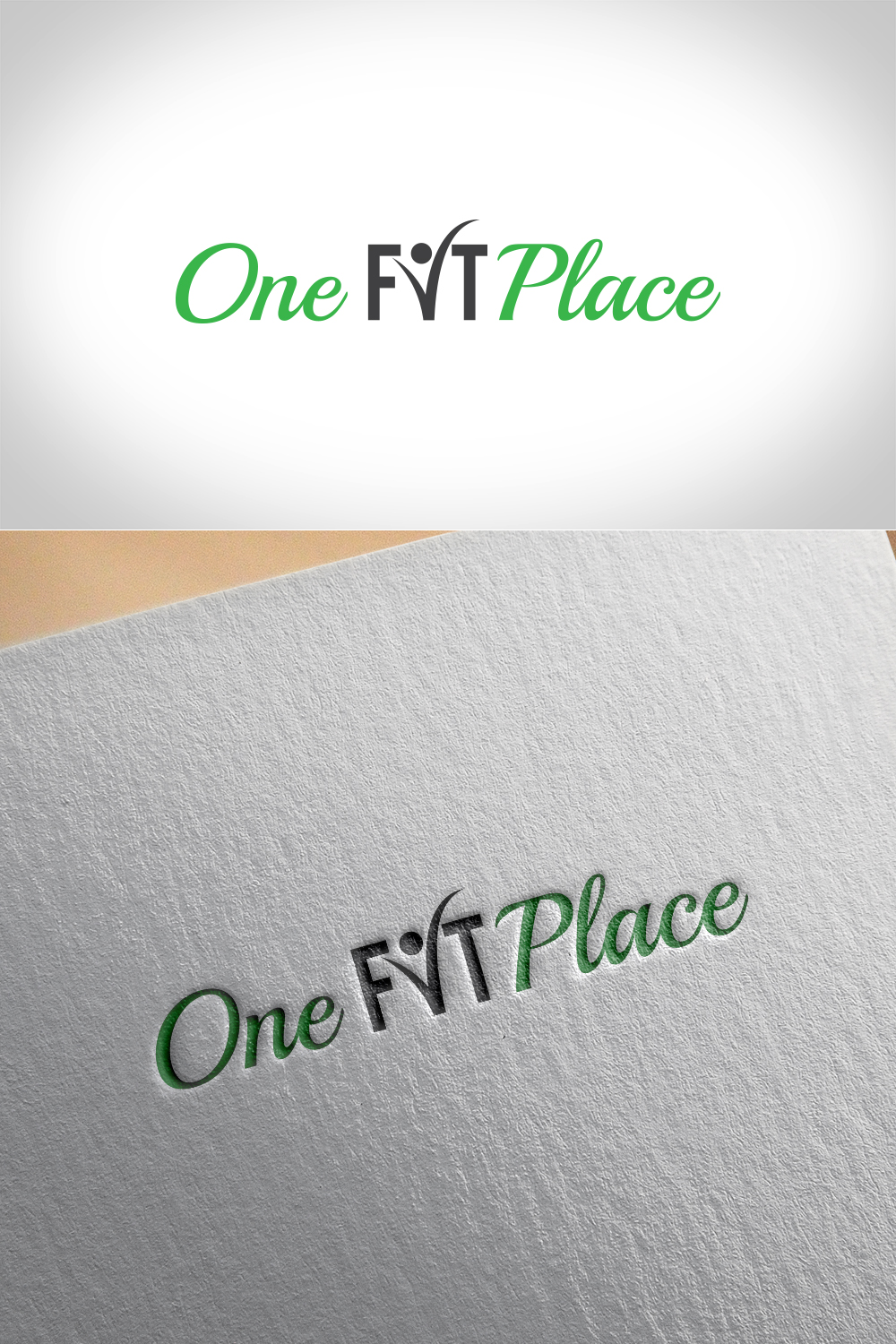 Logo Design by Zane_Graph_Design for One Fit Place | Design #12504997
