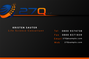 Business Card Design by Rebecca Oliver