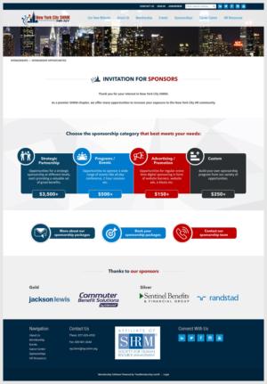 Web Design by -Marc- for NYC SHRM | Design: #12374718
