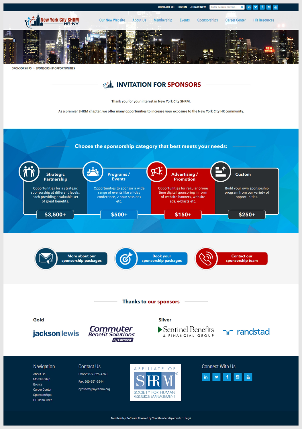 Web Design by -Marc- for NYC SHRM | Design: #12374857