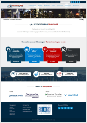 Web Design by -Marc- for NYC SHRM | Design: #12374920