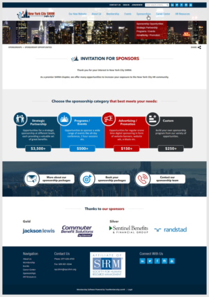 Web Design by -Marc- for NYC SHRM | Design: #12375269