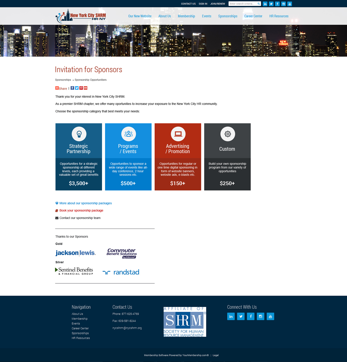 Web Design by jeckx2 for NYC SHRM | Design #12367623