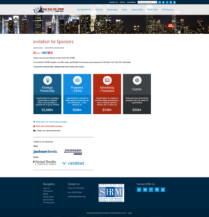 Web Design by jeckx2 for NYC SHRM | Design: #12367623