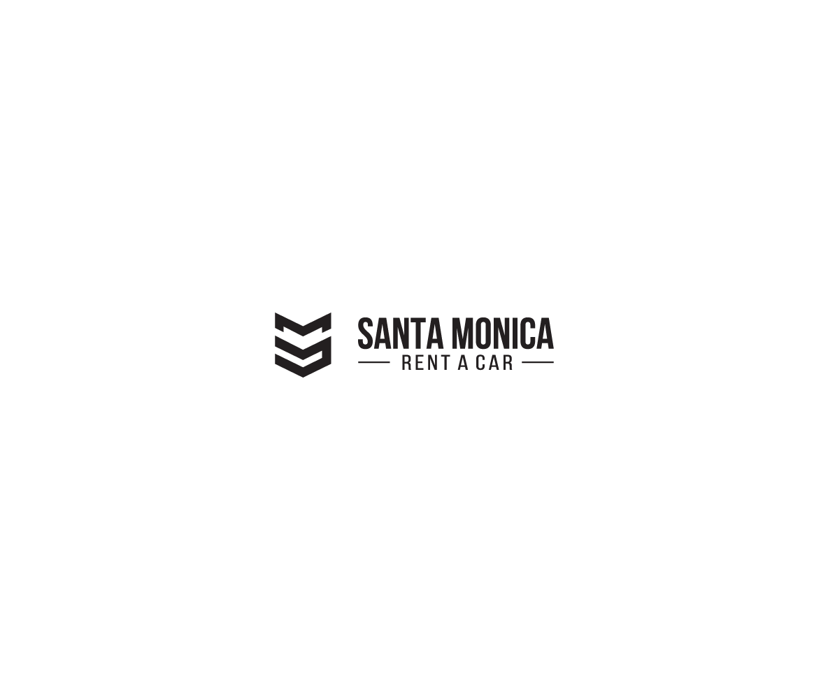 Diseño de Logo por bijuak para Santa Monica rent a car | Diseño #12220299