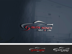 Logo Design by MambaDesign for Santa Monica rent a car | Design #12216729