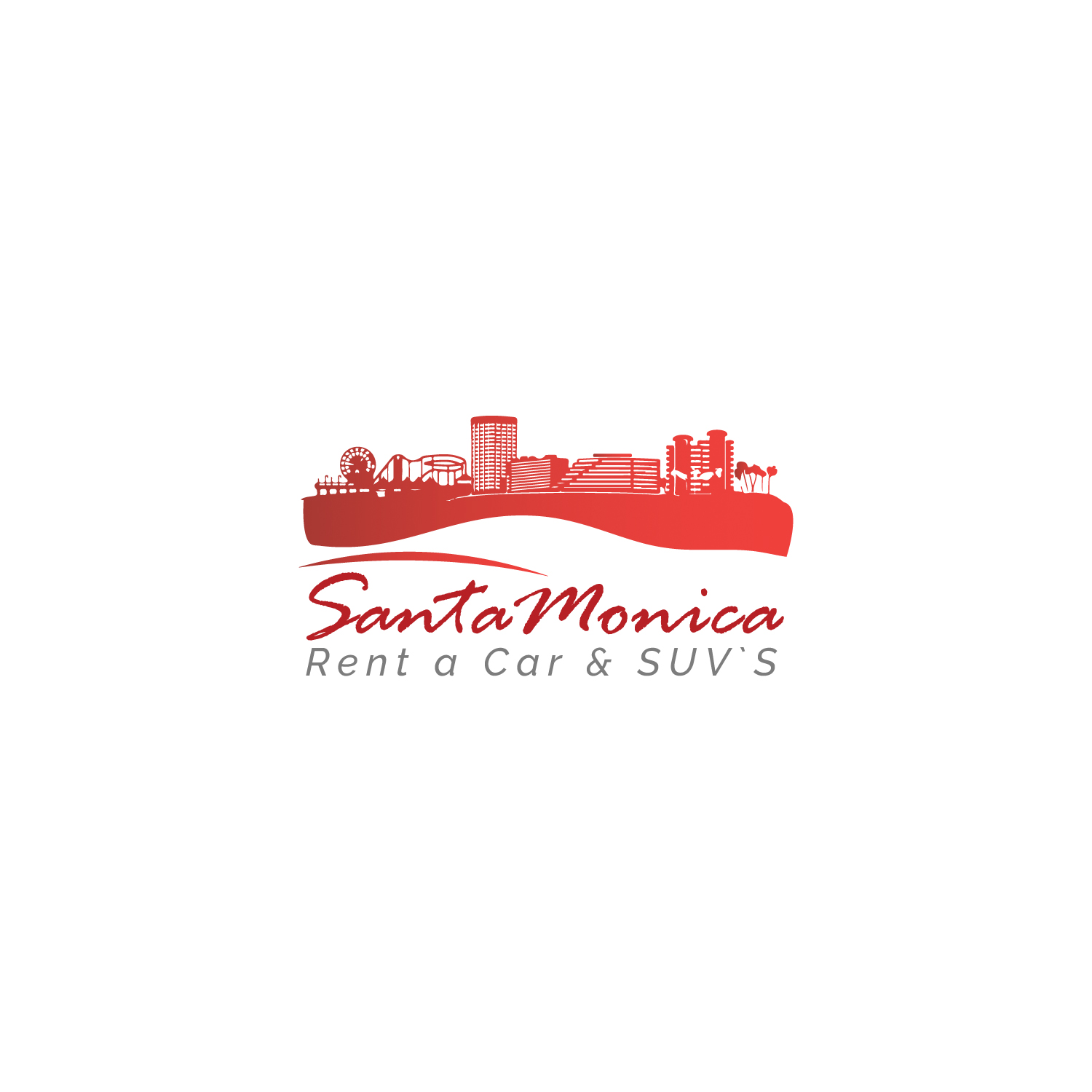 Diseño de Logo por MJDesign para Santa Monica rent a car | Diseño #12235163