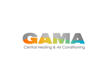 Logo Design by Tempted By Design for Gama Central Heating & Air Conditioning | Design #28702
