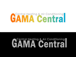Logo Design by Tempted By Design for Gama Central Heating & Air Conditioning | Design: #28814