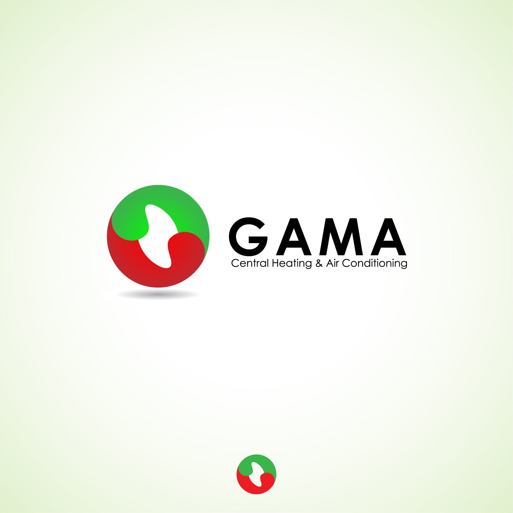 Design de Logo par f!ng pour Gama Central Heating & Air Conditioning | Design #28855
