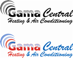 Logo Design by Steven Hall for Gama Central Heating & Air Conditioning | Design: #29618