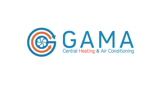 Logo Design by Josh Lambert for Gama Central Heating & Air Conditioning | Design #28961