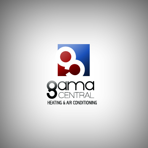 Logo Design by pixeljuice for Gama Central Heating & Air Conditioning | Design #28745