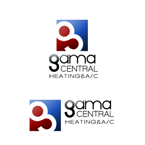 Logo Design by pixeljuice for Gama Central Heating & Air Conditioning | Design #29246