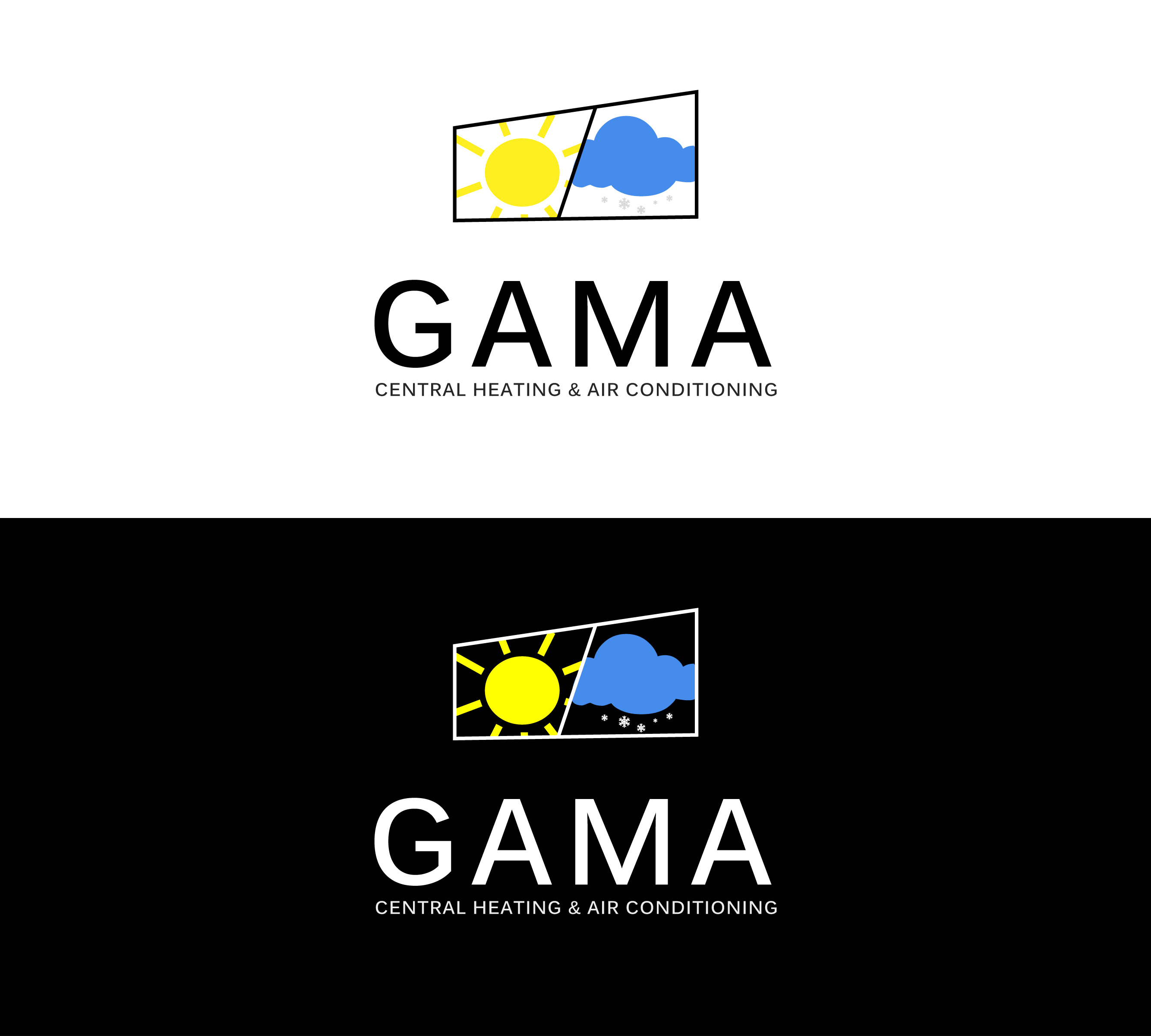 Design de Logo par Alex D pour Gama Central Heating & Air Conditioning | Design #28694