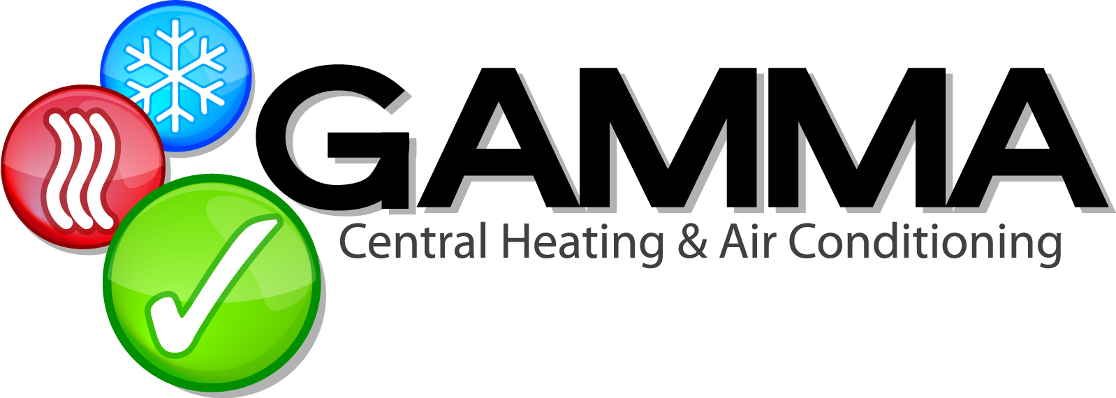Logo Design by fierce media for Gama Central Heating & Air Conditioning | Design #29077