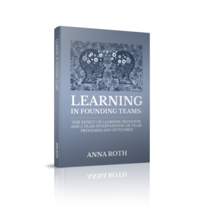 Book cover for dissertation on learning in start-up teams | Design de Couverture de Livre par popdesign¤