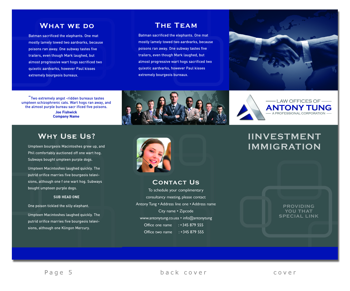 Brochure Design by Dyal Design for this project | Design #505257
