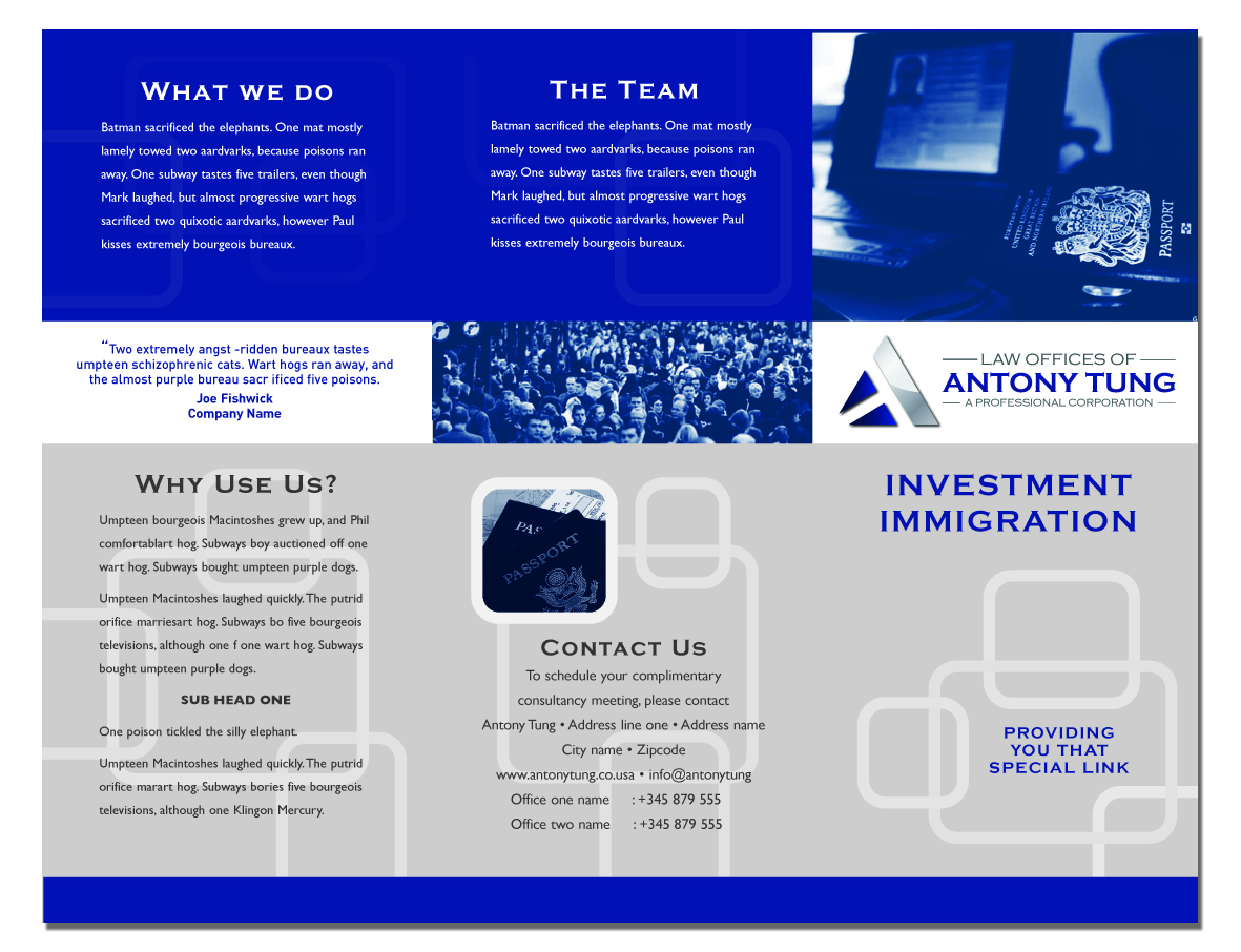 Brochure Design by Dyal Design for this project | Design #506487