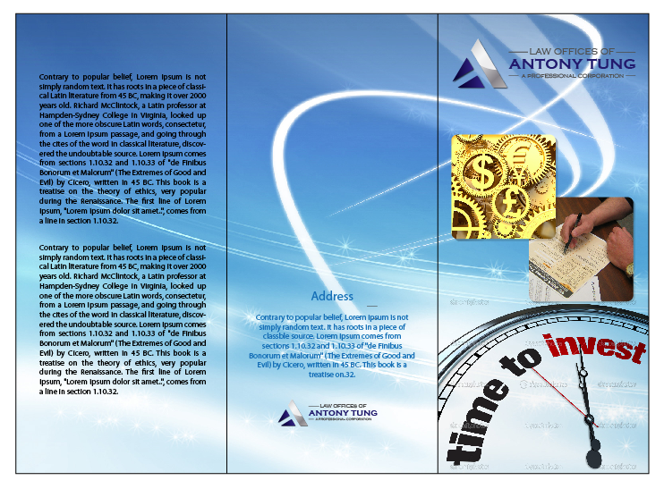Brochure Design by hussani for this project | Design #504116
