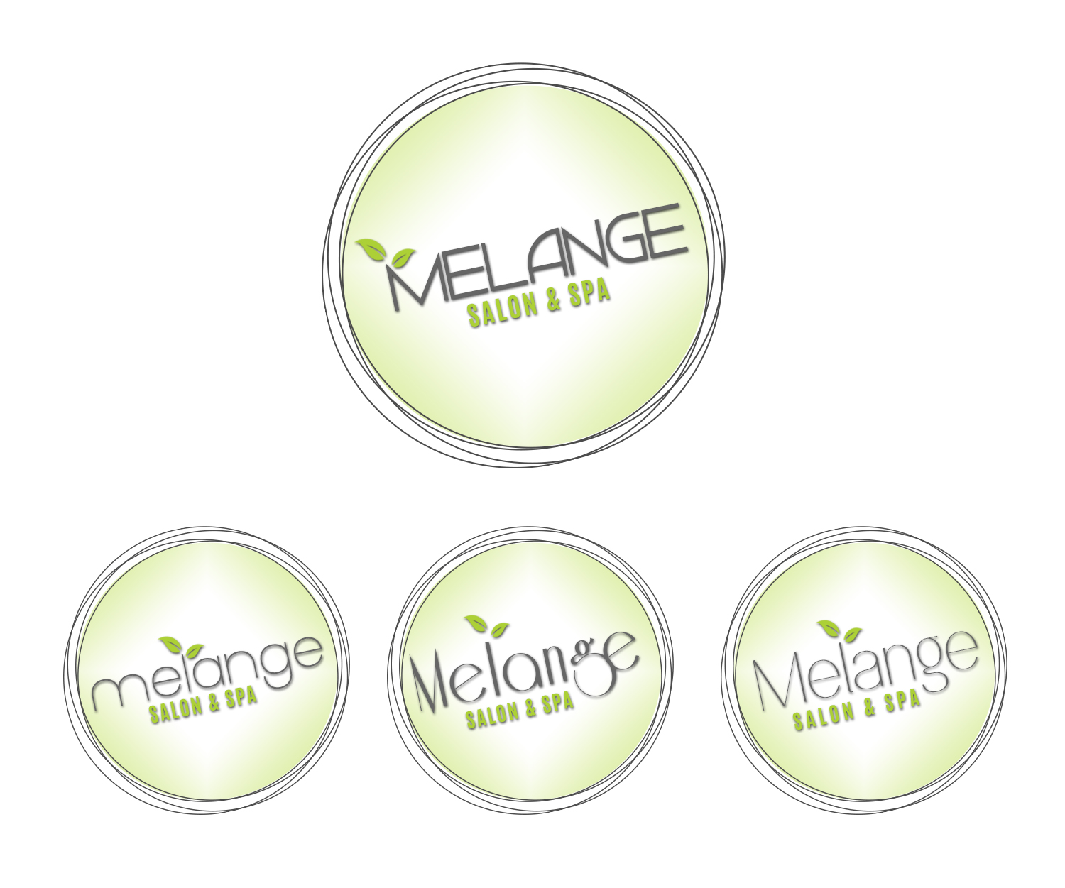 Logo Design by DesignDomina for Melange Salon & Spa | Design #12244549
