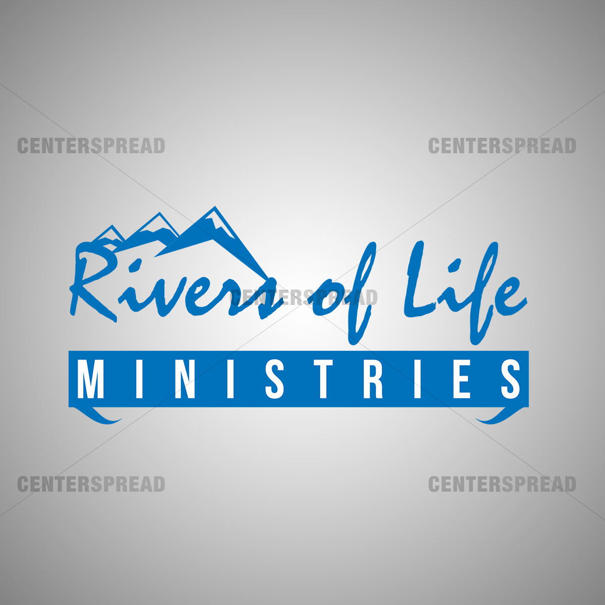 Logo-Design von CENTERSPREAD für Rivers of Life Ministries | Design #2397208