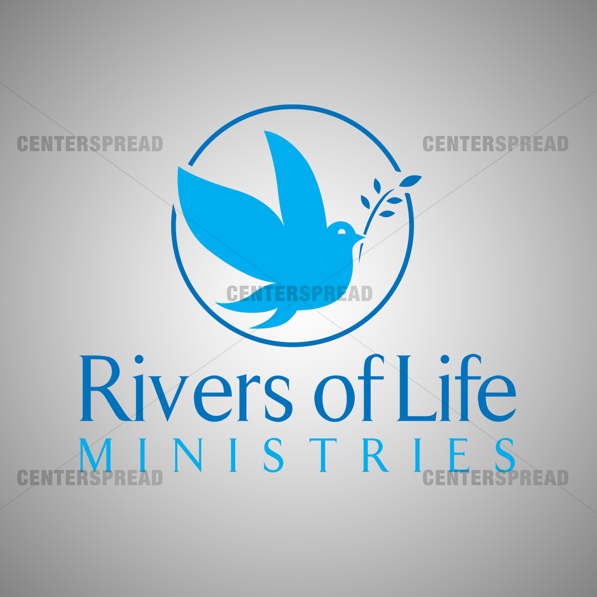 Logo Design by CENTERSPREAD for Rivers of Life Ministries | Design #2397226