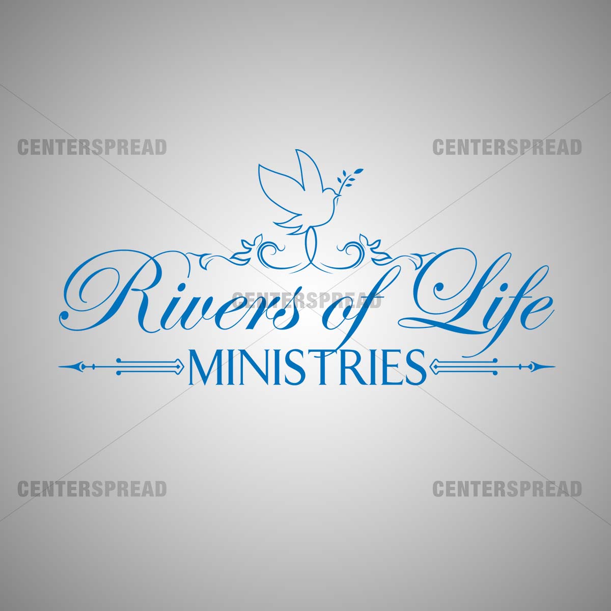 Logo-Design von CENTERSPREAD für Rivers of Life Ministries | Design #2411655