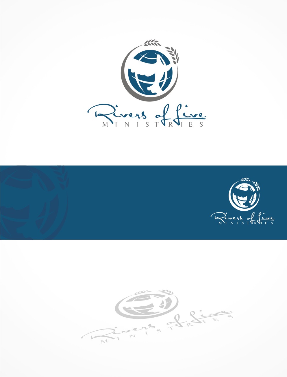 Logo Design by gray mind for Rivers of Life Ministries | Design #2393529