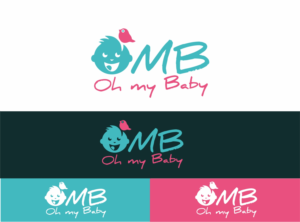 Oh my Baby (OMB) | Logo Design by nikkiblue