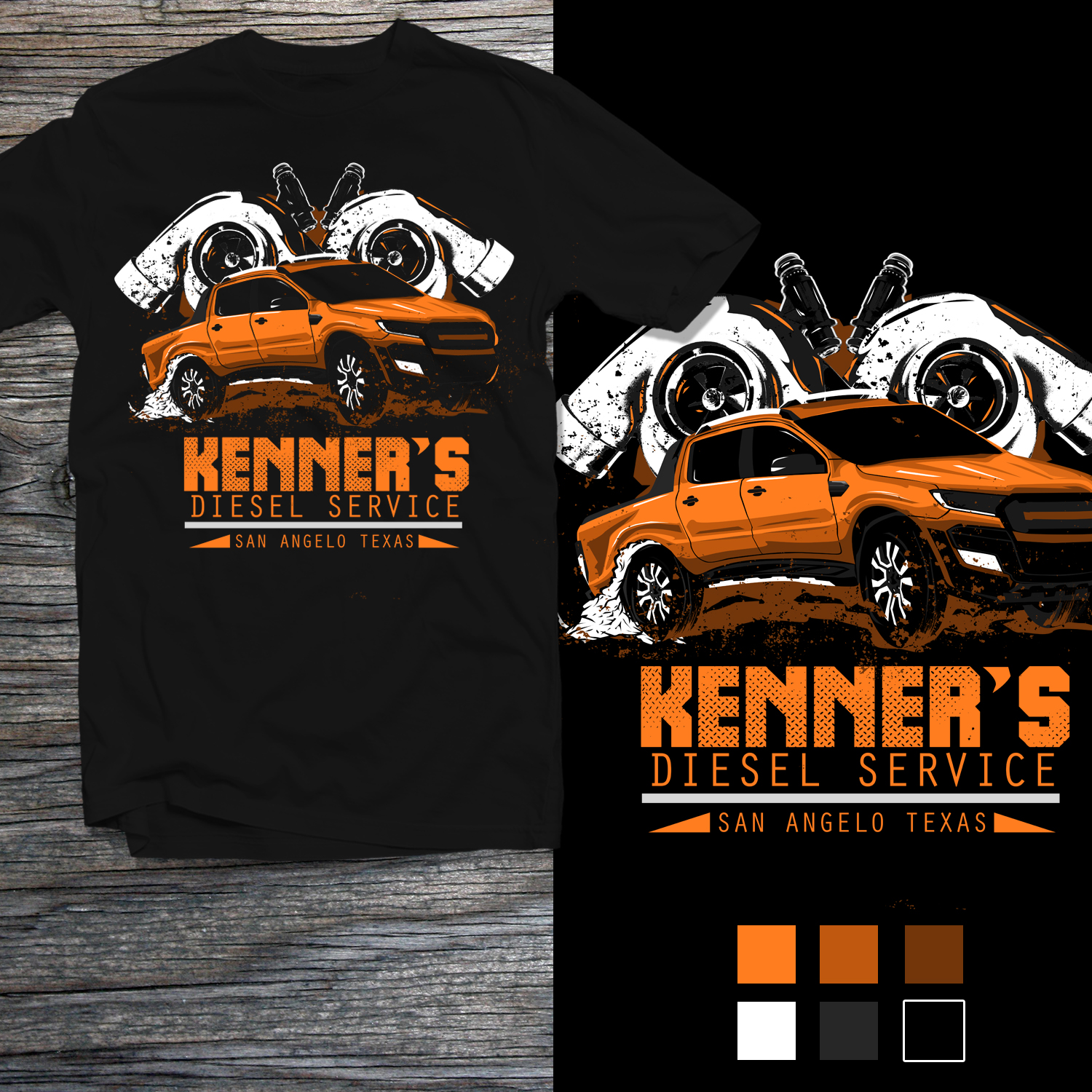 T-shirt Design by Eral Besoña for Kenner's Diesel Service | Design #12266976