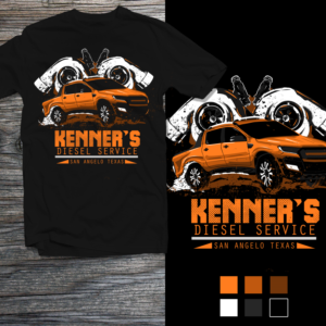 T-shirt Design by Eral Besoña for Kenner's Diesel Service | Design: #12266976