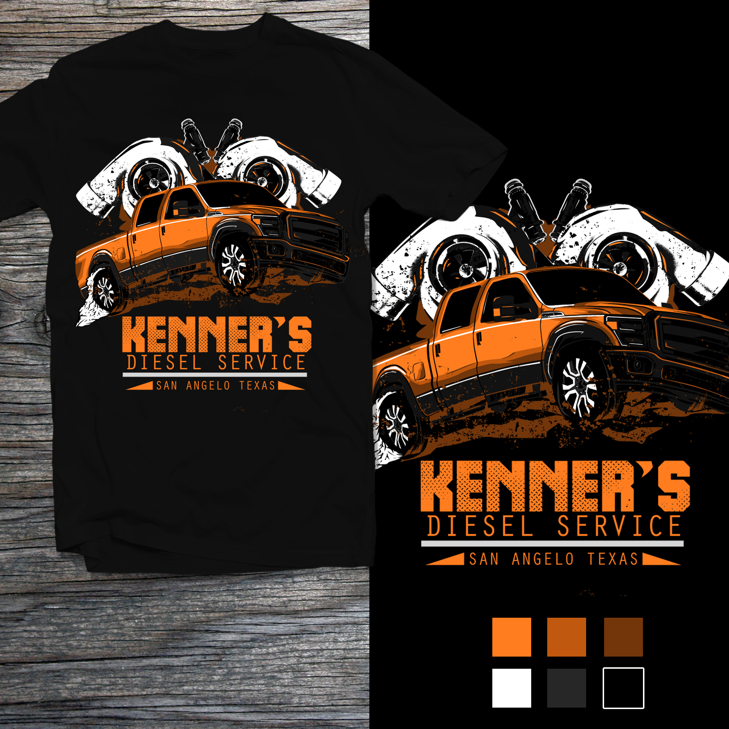 T-shirt Design by Eral Besoña for Kenner's Diesel Service | Design #12279018