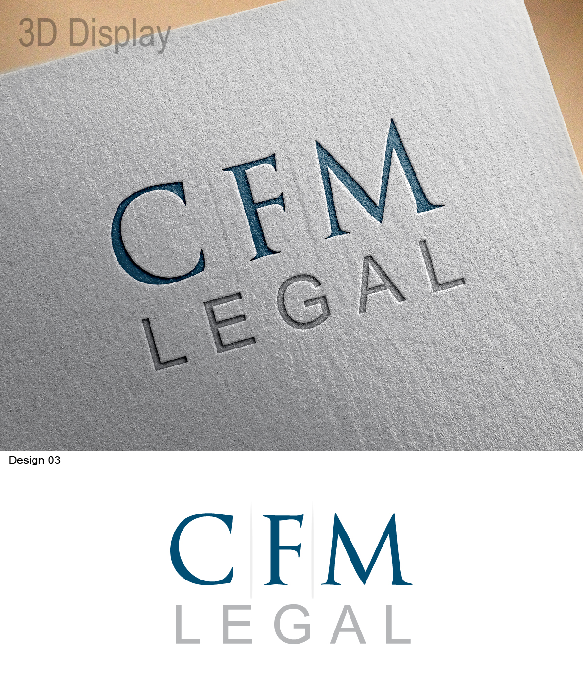 Design de Logo par 3Guys pour CFM Legal | Design #12233728