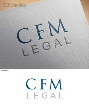 Logo Design by 3Guys for CFM Legal | Design: #12233728