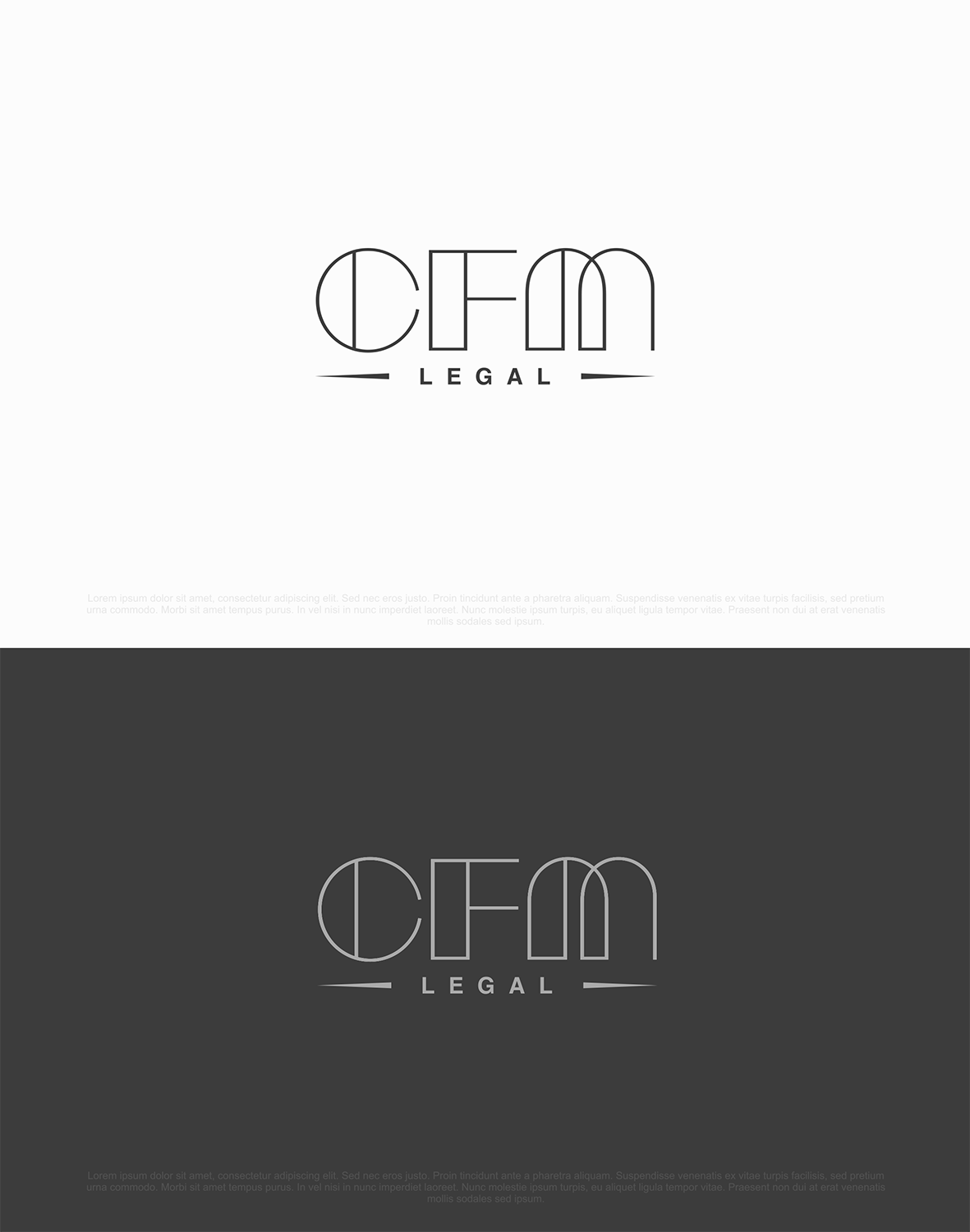 Diseño de Logo por Artnymore para CFM Legal | Diseño #12324878