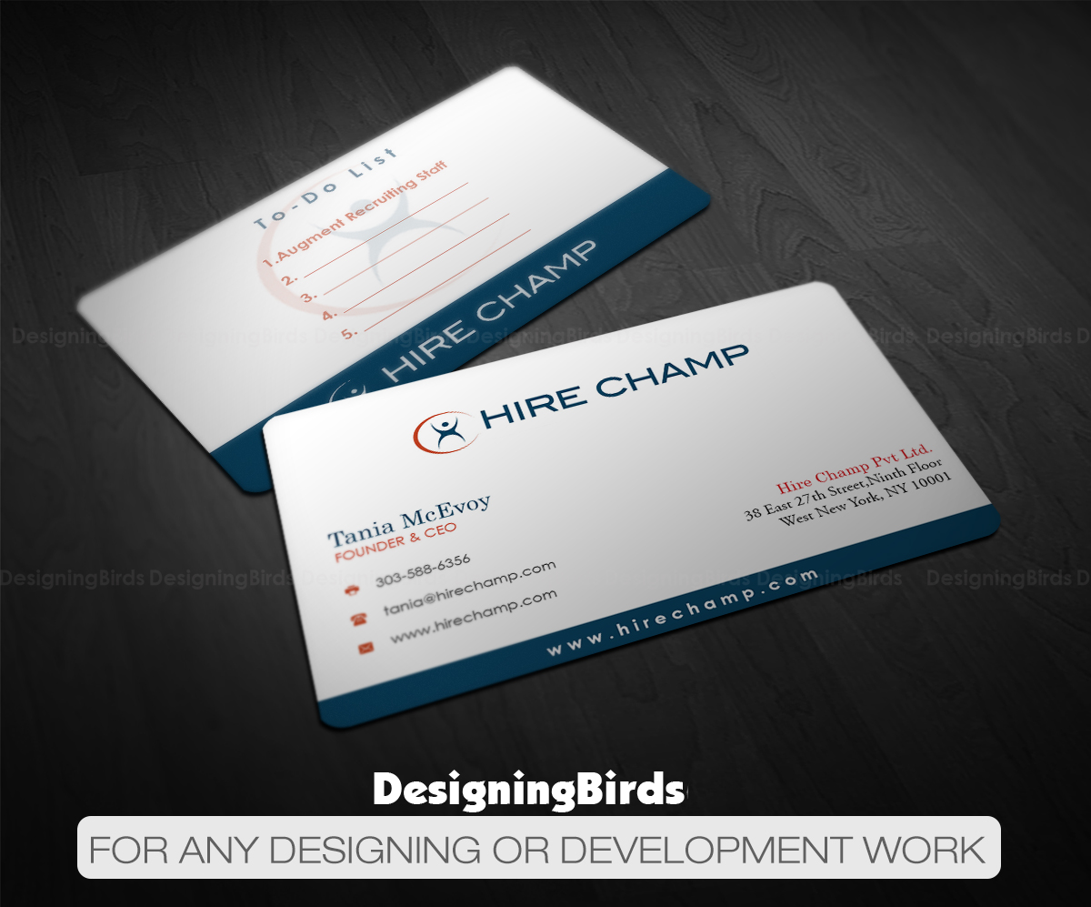 Business Card Design by Designing Birds for this project | Design #12242766