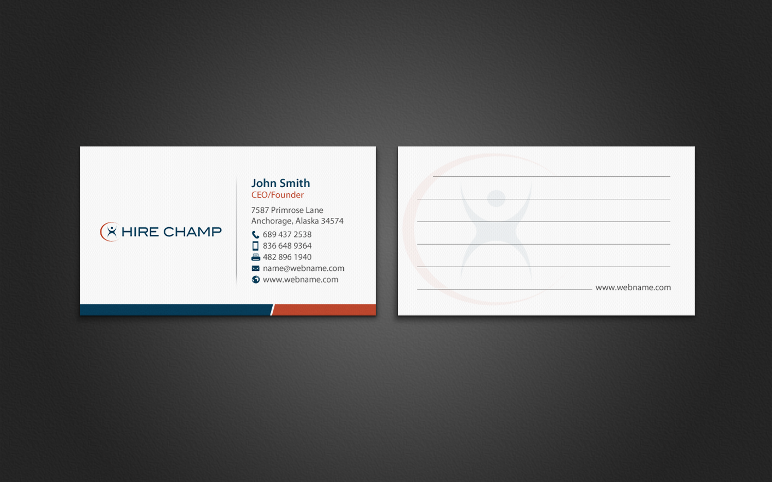 Business Card Design by chandrayaan.creative for this project | Design #12229741