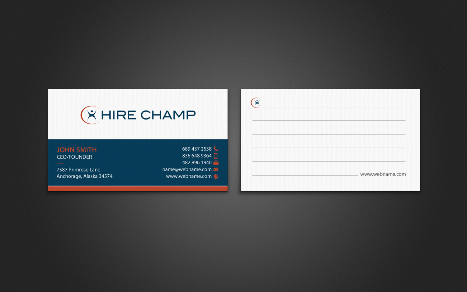 Business Card Design by chandrayaan.creative for this project | Design #12229748