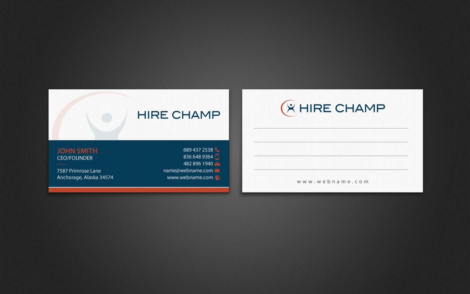Business Card Design by chandrayaan.creative for this project | Design #12229749
