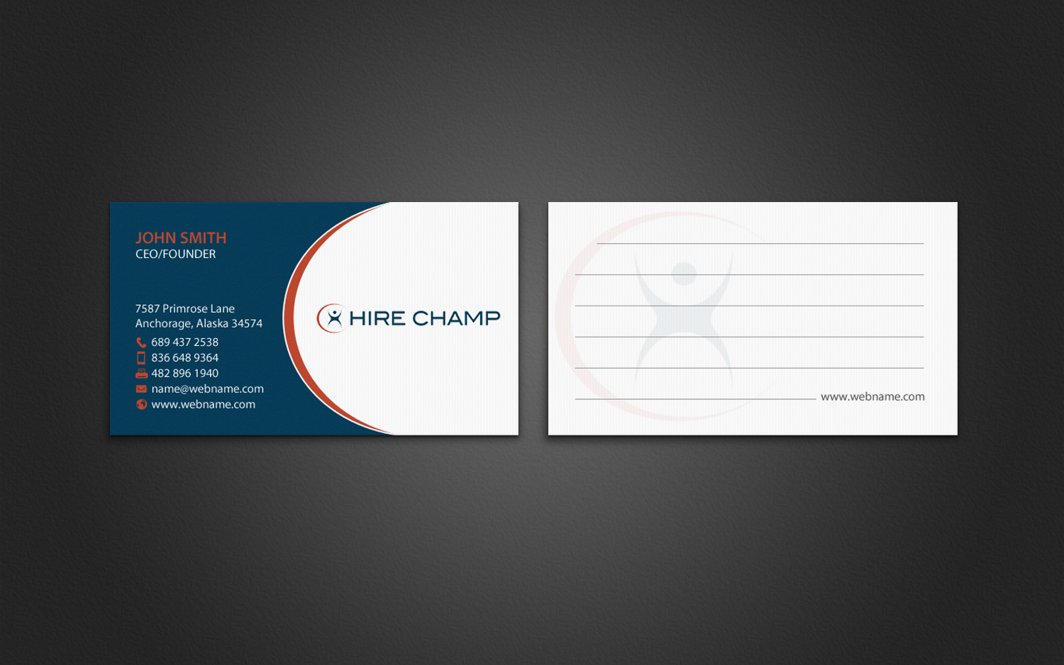 Business Card Design by chandrayaan.creative for this project | Design #12229753