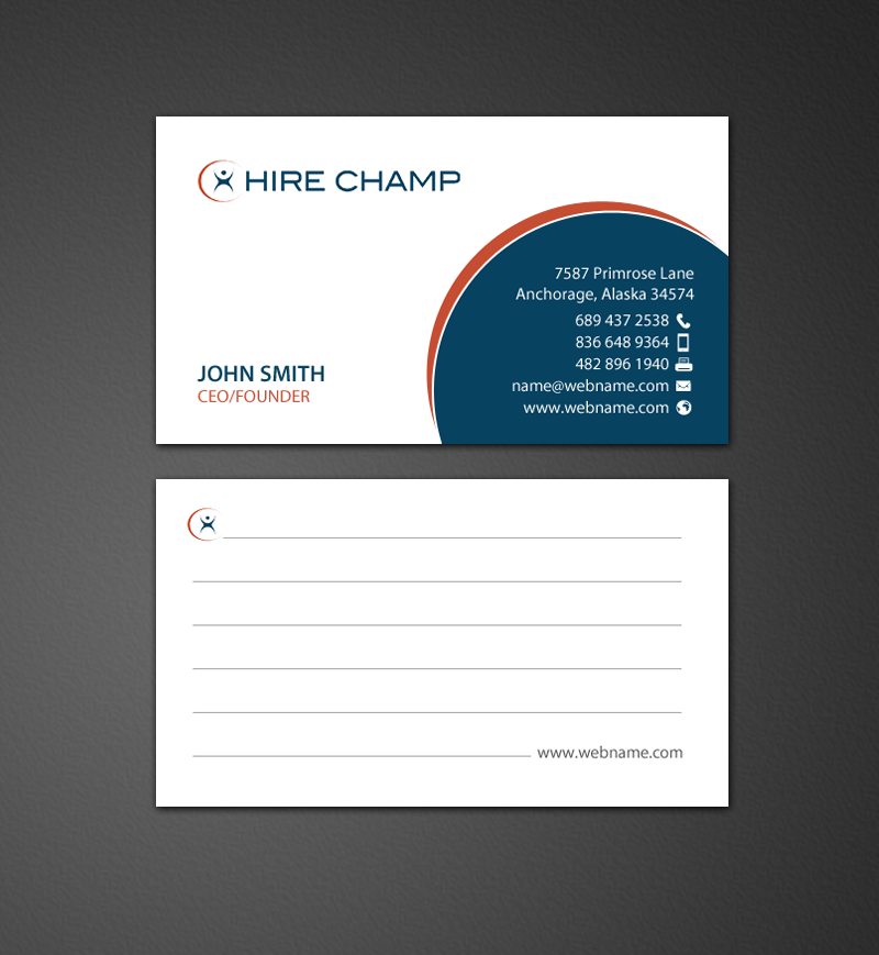 Business Card Design by chandrayaan.creative for this project | Design #12229768