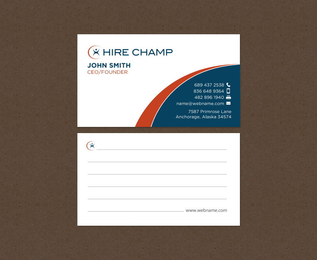 Business Card Design by chandrayaan.creative for this project | Design #12238100