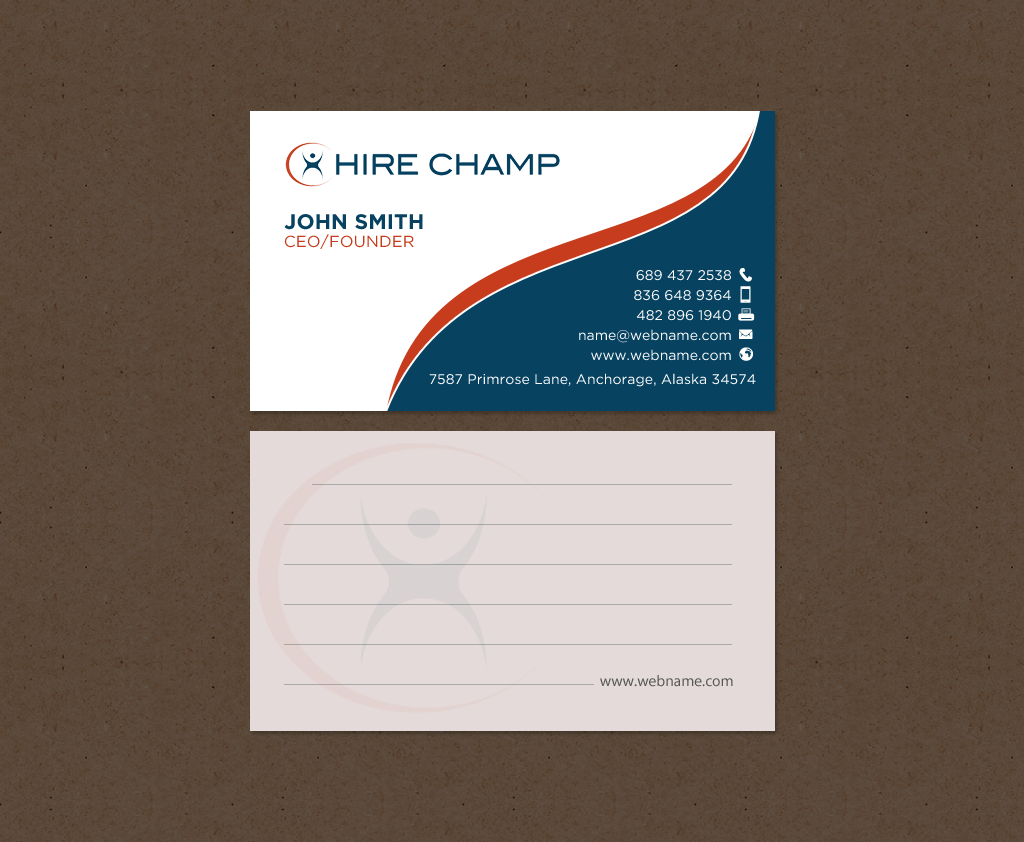 Business Card Design by chandrayaan.creative for this project | Design #12238102