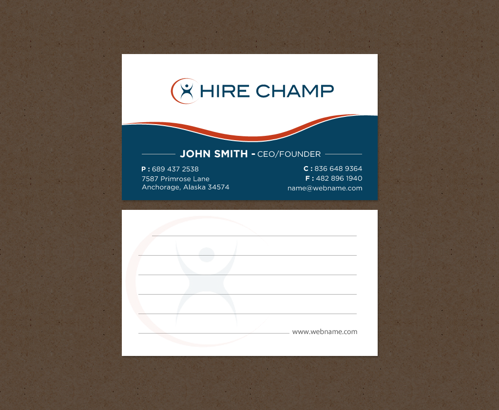 Business Card Design by chandrayaan.creative for this project | Design #12238103